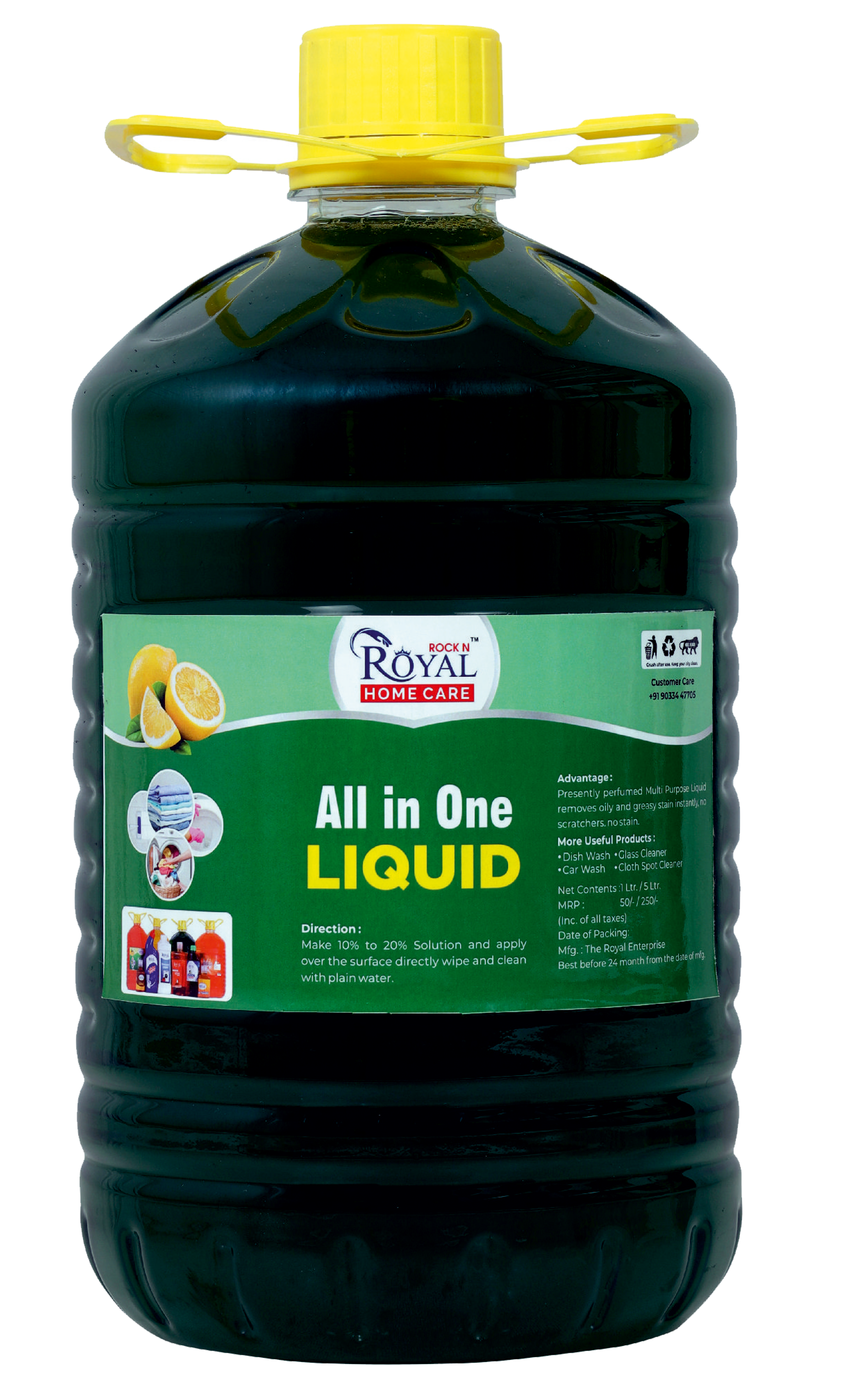5000 ML DISHWASH LIQUID GREEN